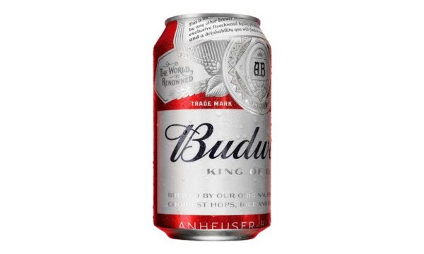 Cerveza Budweiser lata