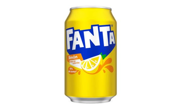 Fanta limón lata